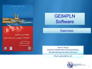 GE84PLN Software Exercises 1