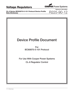 R225-90-12 Device Profile Document Voltage Regulators For