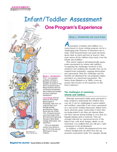 A Infant/Toddler Assessment One Programs Experience