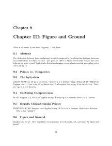Chapter  III:  Figure  and  Ground