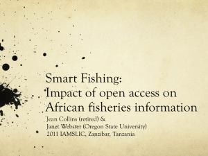 Smart Fishing: Impact of open access on African fisheries information