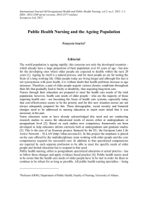 International Journal Of Occupational Health and Public Health Nursing, vol.2,... ISSN: 2053-2369 (print version), 2053-2377 (online)