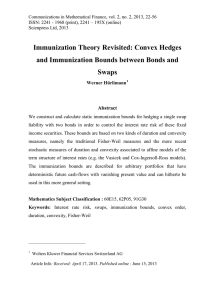 Immunization Theory Revisited: Convex Hedges and Immunization Bounds between Bonds and Swaps
