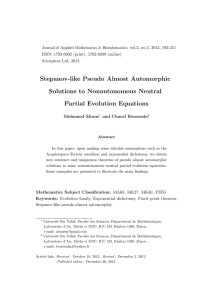 Stepanov-like Pseudo Almost Automorphic Solutions to Nonautonomous Neutral Partial Evolution Equations