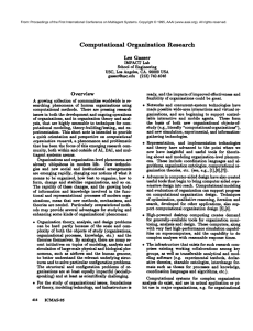 Computational Organization Research