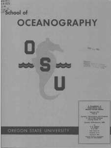 OCEANOGRAPHY of School