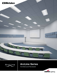 ArcLine Series Architectural Recessed