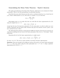 Generalizing  the  Mean  Value  Theorem  –...