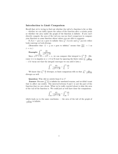 Introduction  to  Limit  Comparison
