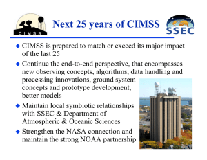 Next 25 years of CIMSS