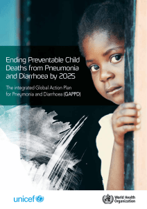 Ending Preventable Child Deaths from Pneumonia and Diarrhoea by 2025
