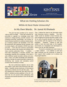What do Visiting Scholars Do While At Kent State University?