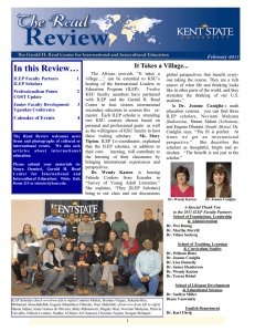In this Review…  It Takes a Village... February 2011
