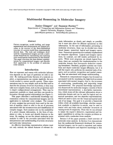 Multimodal  Reasoning  in  Molecular Imagery