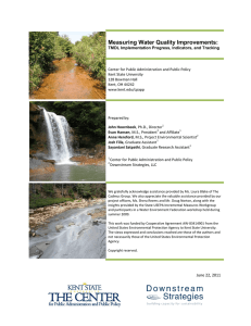 Measuring Water Quality Improvements: