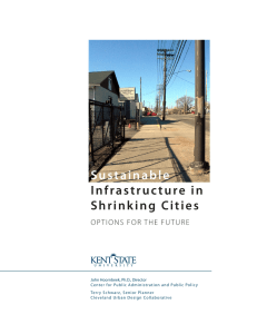 Sustainable  I nfrastruc ture in Shrink ing Cities