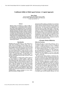 Coalitional  Ability  in  Multi-Agent Systems: A Logical ...