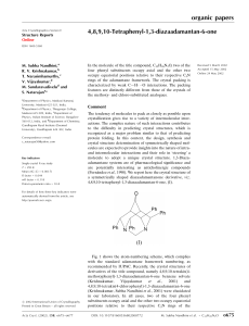 organic papers 4,8,9,10-Tetraphenyl-1,3-diazaadamantan-6-one