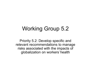 Working Group 5.2