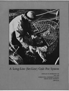 A Long-Line (Set-Line) Crab Pot System CIRCULAR OF INFORMATION 630 JULY 1970