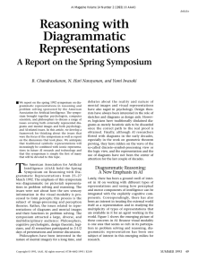 Reasoning with Diagrammatic Representations A Report on the Spring Symposium