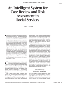 An Intelligent System for Case Review and Risk Assessment in Social Services