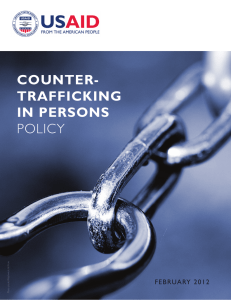 COUNTER- TRAFFICKING IN PERSONS POLICY