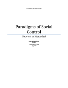Paradigms of Social Control Network or Hierarchy?