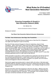 What Rules for IP-Enabled Next Generation Networks?  Ensuring Competition &amp; Growth in