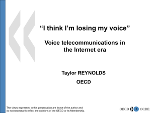 “I think I’m losing my voice” Voice telecommunications in the Internet era
