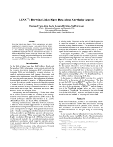 LENA : Browsing Linked Open Data Along Knowledge-Aspects