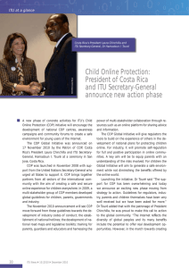 Child Online Protection: President of Costa Rica and ITU Secretary-General