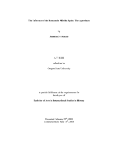 by A THESIS submitted to