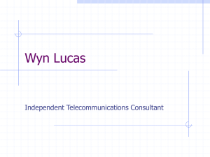Wyn Lucas Independent Telecommunications Consultant