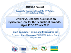 ITU/HIPPSA Technical Assistance on Cybercrime Law for the Republic of Rwanda, -12