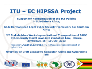 ITU – EC HIPSSA Project
