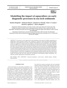 Modelling the impact of aquaculture on early O PEN