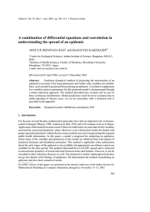 A combination of differential equations and convolution in and MASAYUKI KAKEHASHI