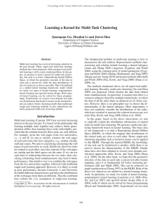 Learning a Kernel for Multi-Task Clustering
