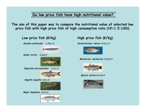 Do low price fish have high nutritional value?