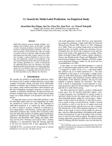 HC-Search for Multi-Label Prediction: An Empirical Study