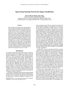 Sparse Deep Stacking Network for Image Classification