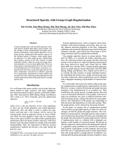 Structured Sparsity with Group-Graph Regularization