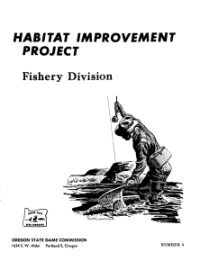 HABITAT IMPROVEMENT Fishery Division PROJECT NUMBER 4