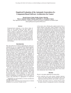 Empirical Evaluation of the Automatic Generation of a