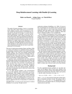 Deep Reinforcement Learning with Double Q-Learning