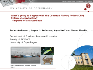 What’s going to happen with the Common Fishery Policy (CFP)