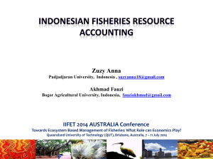 Zuzy Anna IIFET 2014 AUSTRALIA Conference Akhmad Fauzi Padjadjaran University,  Indonesia ,