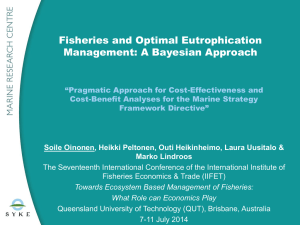 Fisheries and Optimal Eutrophication Management: A Bayesian Approach
