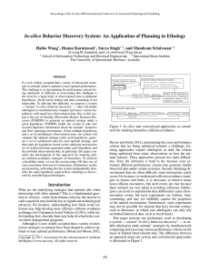 In-silico Behavior Discovery System: An Application of Planning in Ethology